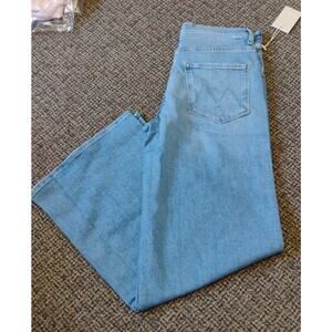 Mother Jeans Women’s Size 30 Ditcher Roller Zip Sneak Blue NWT